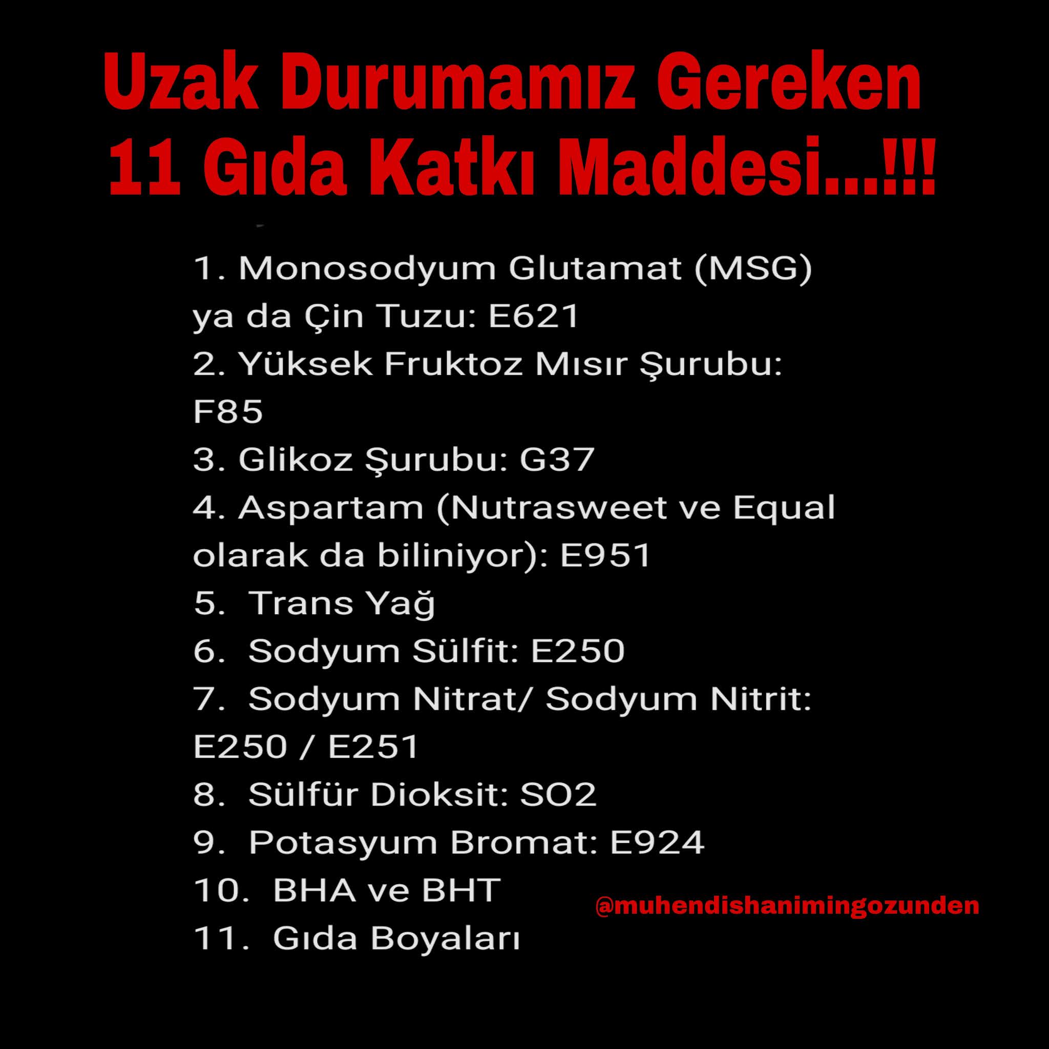 zararlı gıda katkı maddeleri gıda katkı maddeleri